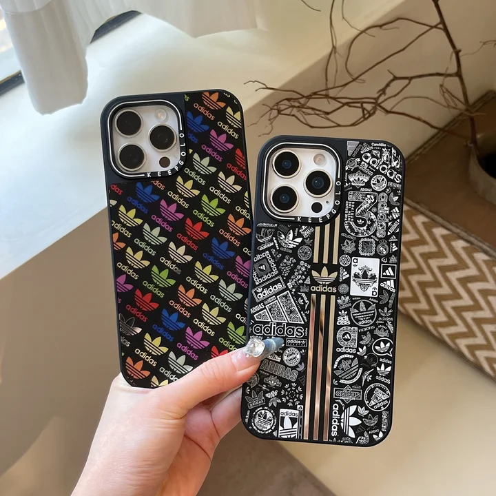 adidas風 アイホン16 proMax スマホケース 