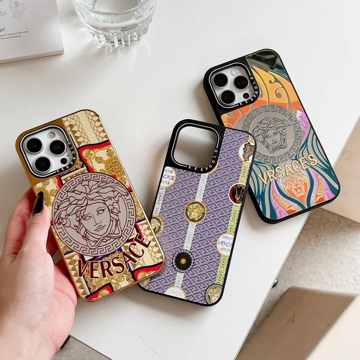 iphone17pro max カバー ヴェルサーチ風 