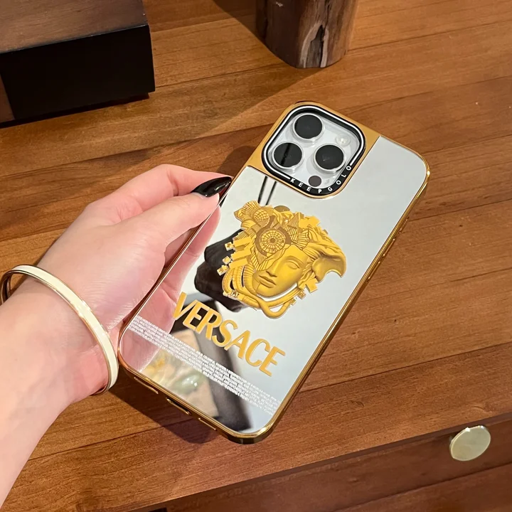 ヴェルサーチ風 スマホケース アイフォーン17 