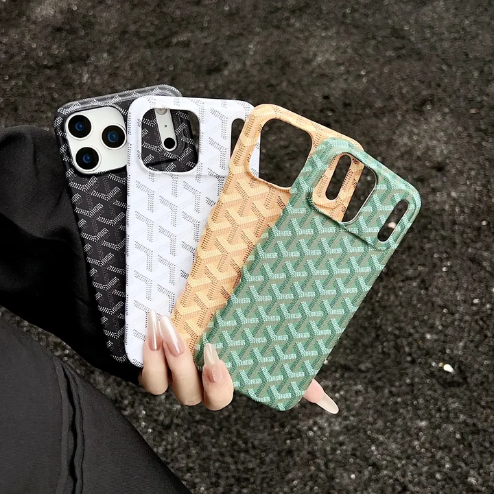 アイホン17plus ゴヤール風 スマホケース 