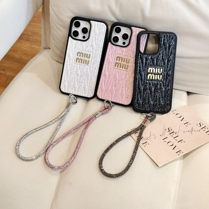 アイフォン 14プロ miumiu風 スマホケース 