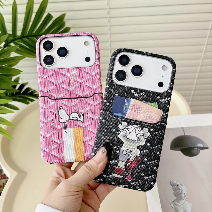 goyard風 iphone 14pro ケース 