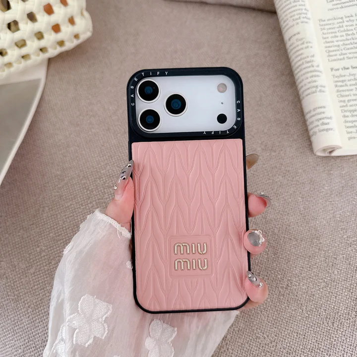 ハイブランド miumiu アイホン15 pro max スマホケース 