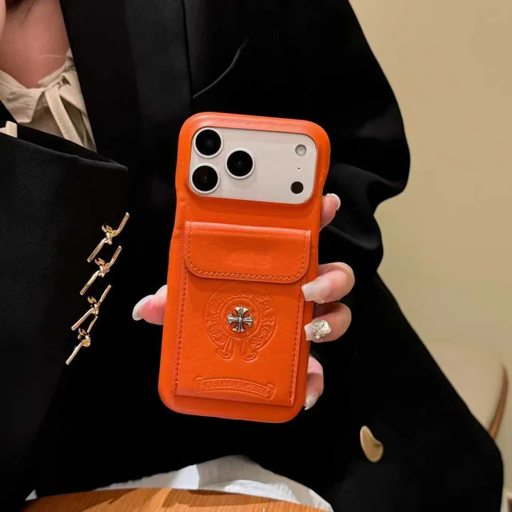 iphone17pro chrome hearts風 ケース 