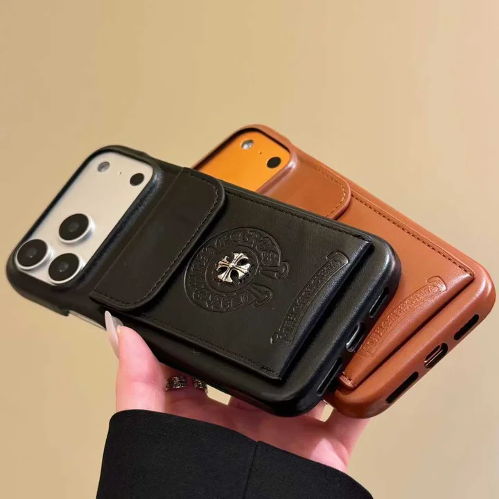 ブランド スマホケース アイフォーン15 pro max クロームハーツ風 