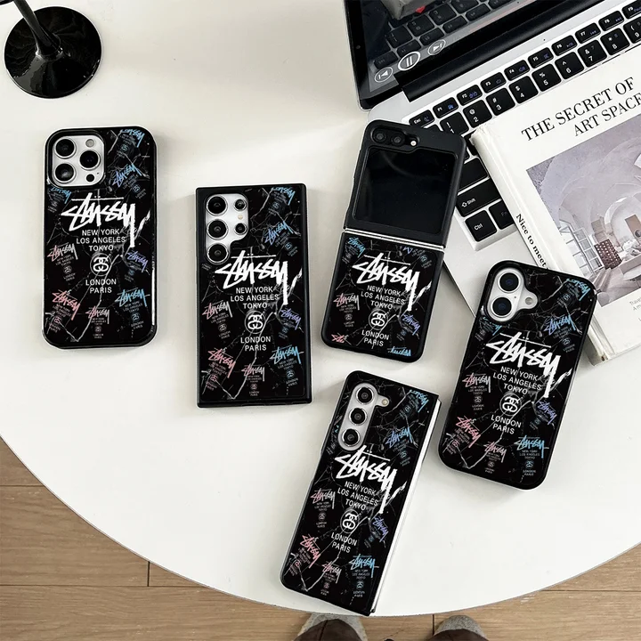 ギャラクシーS25 Ultra スマホケース stussy風