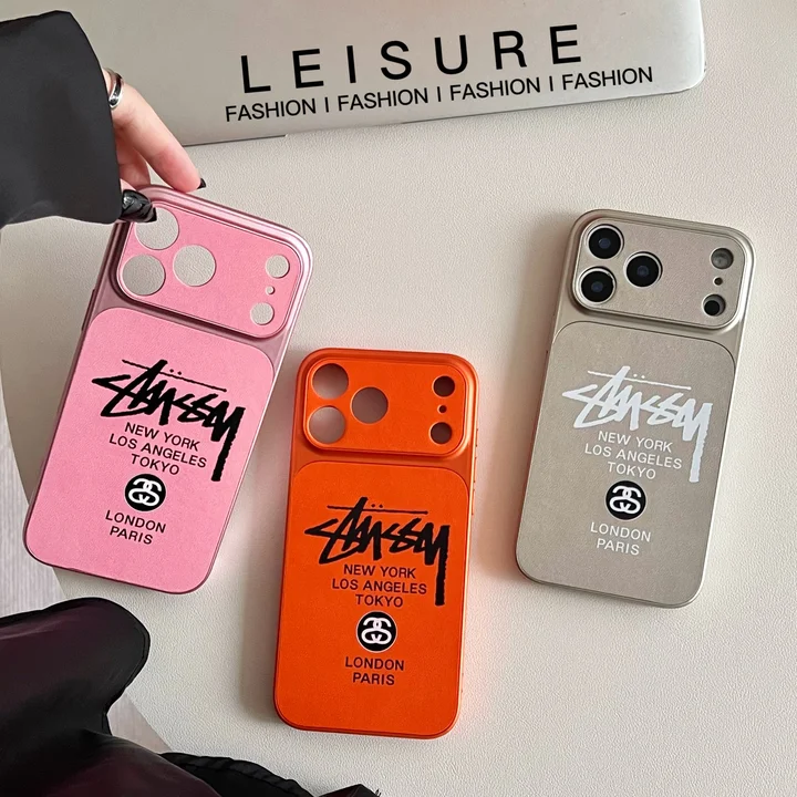 stussy風 スマホケース iphone17pro