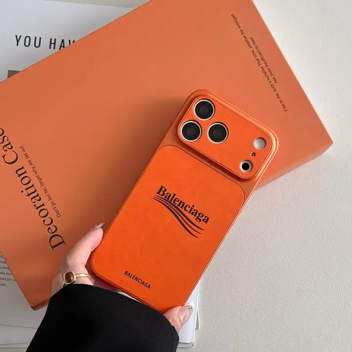 ブランド 携帯ケース iphone17plus balenciaga風