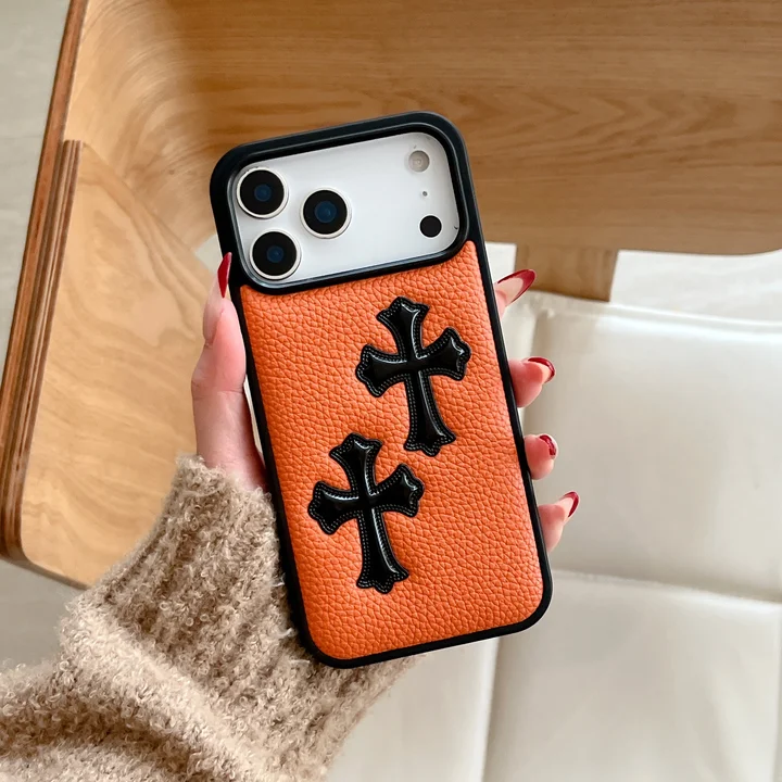 クロームハーツ風 ケース アイホン14プロ 