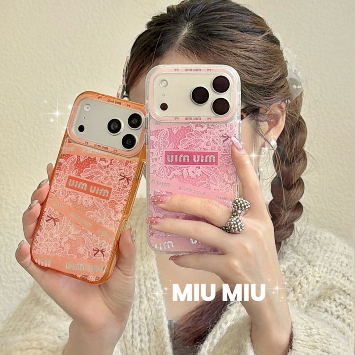 アイホンiphone17 ミュウミュウ miumiu 携帯ケース 