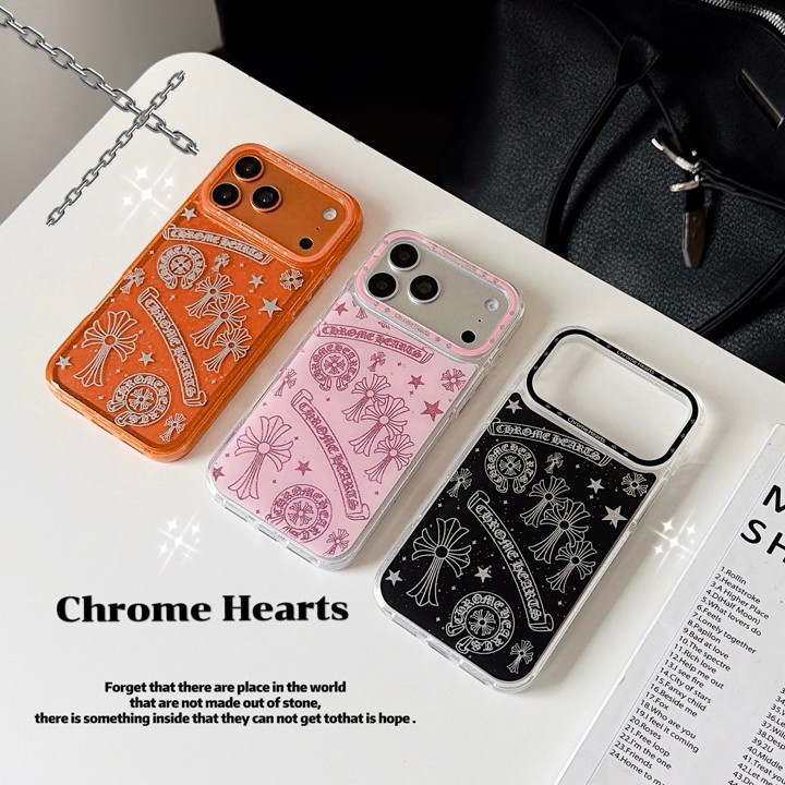 アイホンiphone17promax 携帯ケース chrome hearts 