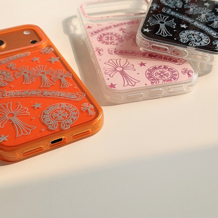 chrome hearts風 スマホケース アイフォンiphone17 