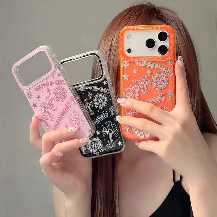 アイホン17 クロームハーツ風 スマホケース 