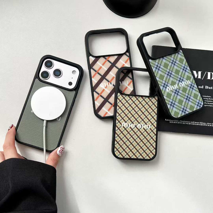 iphone14 携帯ケース miumiu風