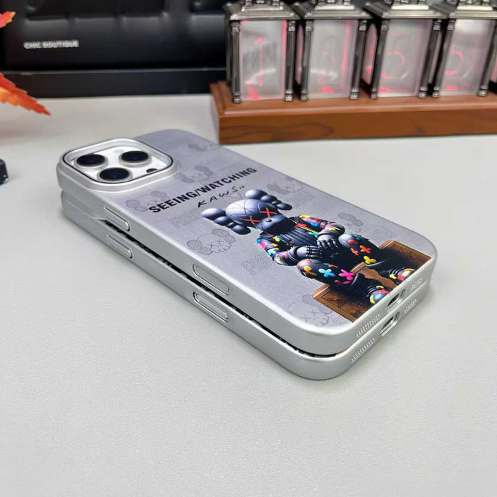 ハイブランド カバー iphone17プラス カウズ風