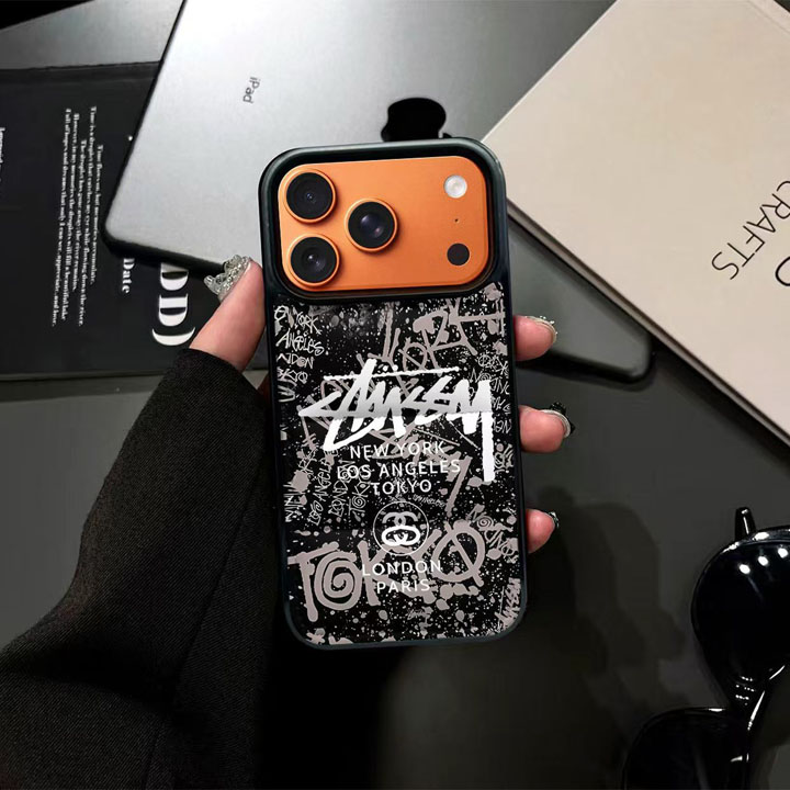 ブランド ケース アイフォン17pro stussy風
