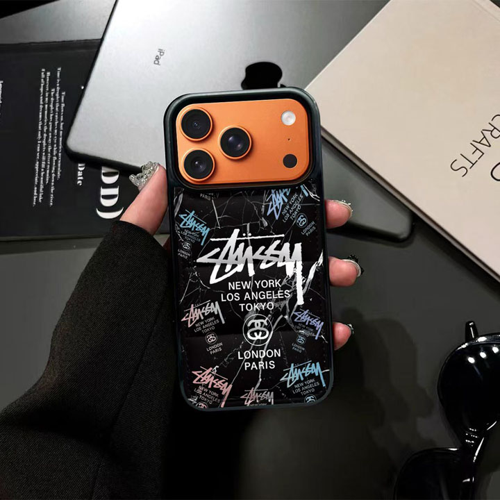 ハイブランド ステューシー アイホン17pro max カバー
