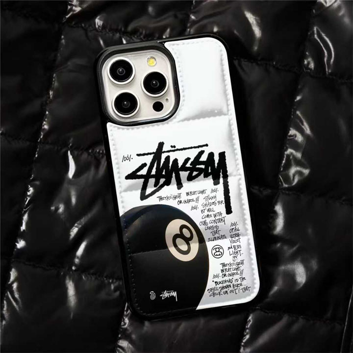 ブランド 携帯ケース iphone17plus stussy風