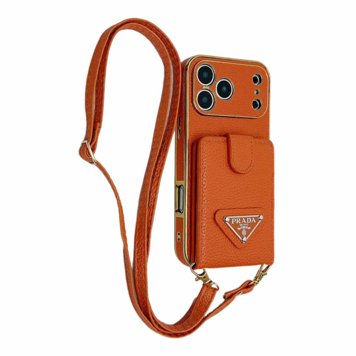 アイホン17プラス prada風 スマホケース 