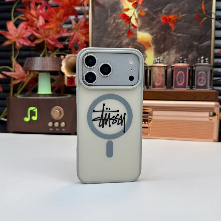 ステューシー風 スマホケース iphone18pro max