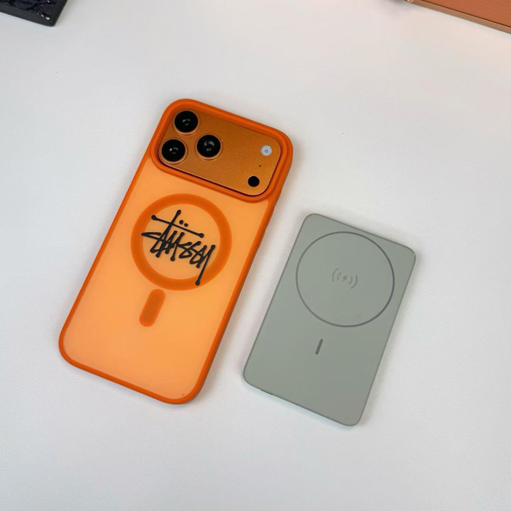 ハイブランド stussy風 アイフォーン14pro 携帯ケース