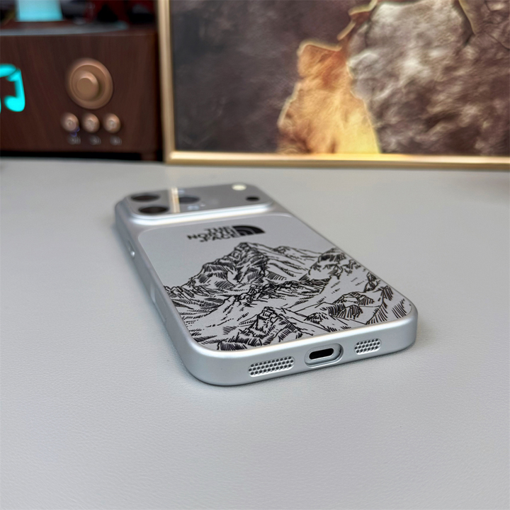ブランド ザ・ノース・フェイス風 iphone 14プロ カバー 