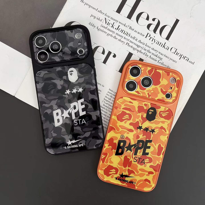 ハイブランド カバー iphone17 ア・ベイシング・エイプ風