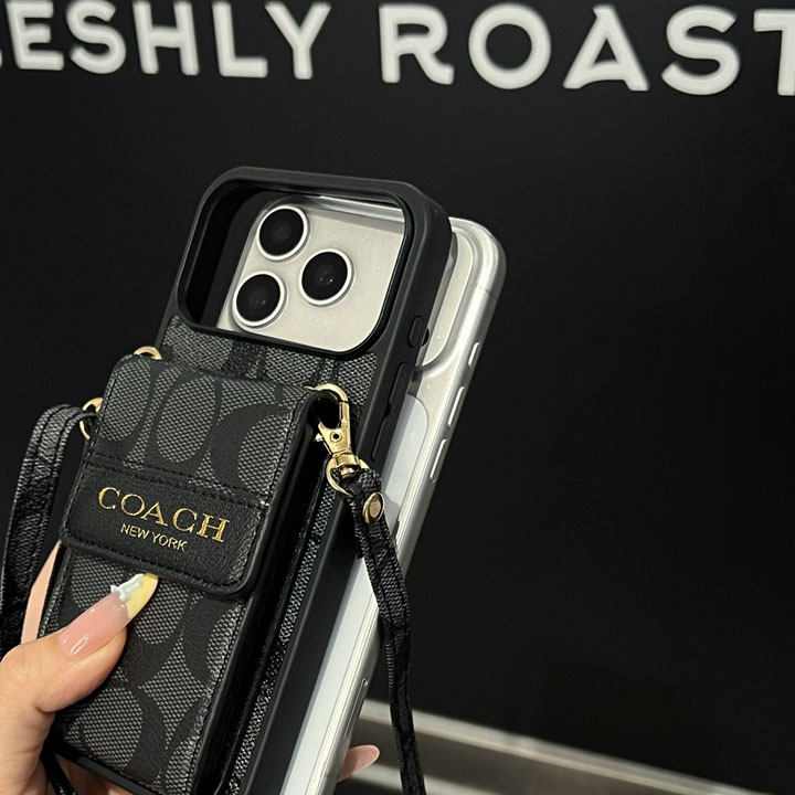 iphone17 コーチ風 カバー 