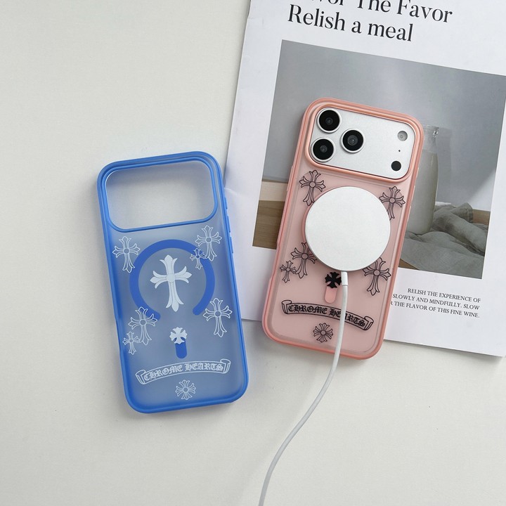 アイホン17 クロームハーツ風 スマホケース