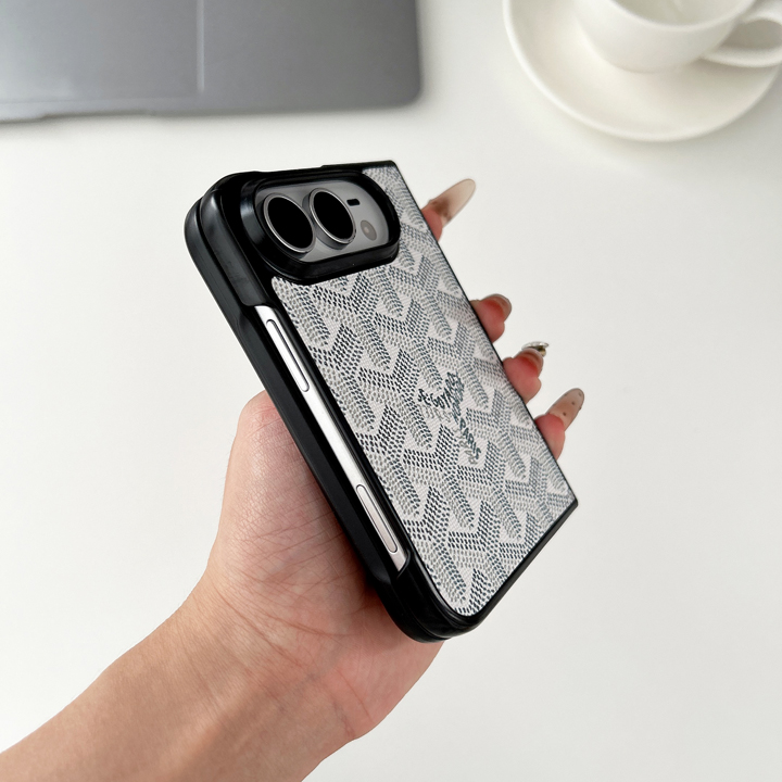 ハイブランド カバー iphoneiphone18promax goyard風