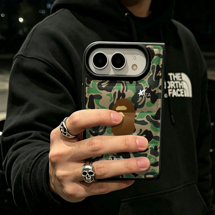 アイフォーンiphone18 ア・ベイシング・エイプ風 カバー